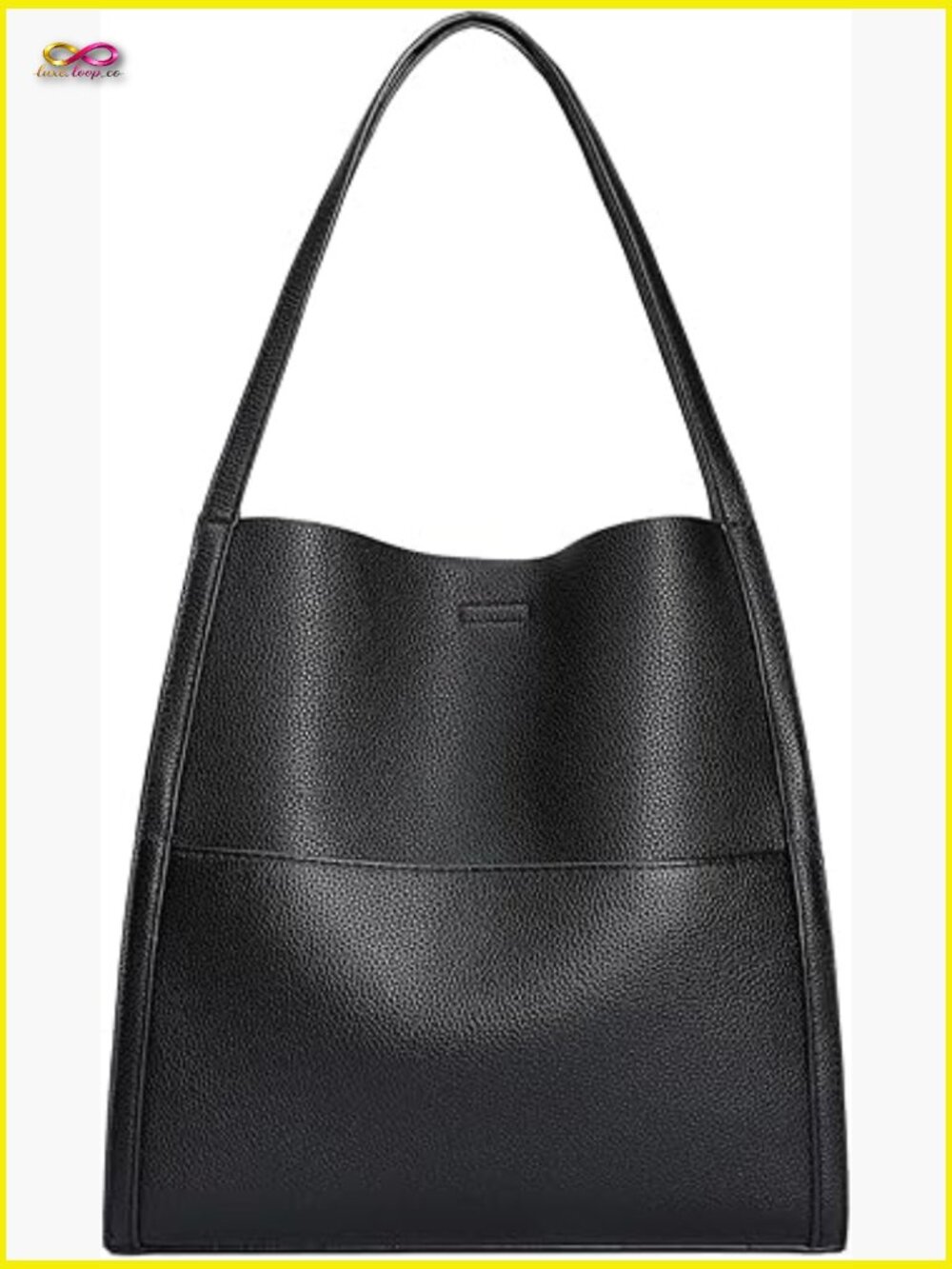 Large Capacity Hobo Handbag Crossbody Tote Shoulder Purse Vegan Leather Work Bag